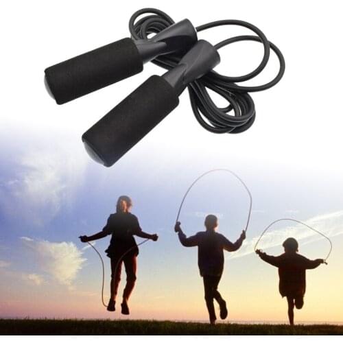 Adjustable Steel Wire Jump Rope with Carrying Pouch by Fitness Factor Ergonomic,Durable,Easy to Adjust Premium Jump Rope
