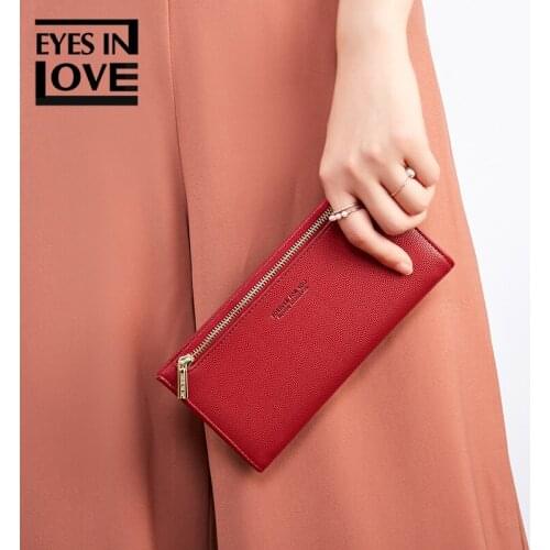 2020 Luxury Brand Women Long Wallets Fashion Hasp Top Quality Leather Wallet Female Purse Clutch Money Women Wallet Coin Purse