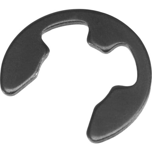 Uxcell E-Clip Circlip Washer - 17.5mm External Retaining Shaft Snap Ring Carbon Steel Black 100pcs