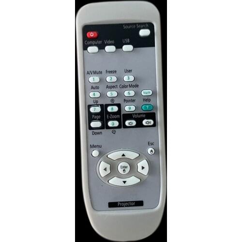 Replacement Remote Control For EPSON LCD Projector EMP-S2 EMP-S1H EMP-TW100 EMP-TW10 EMP-S1+ EMP-825 EB-824 EB-S02 EB-905 EB-X29