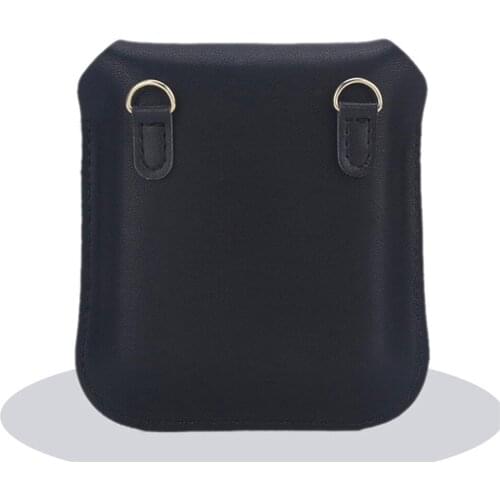 Genuine Leather Protective Case Cover Storage Bag for Samsung Galaxy Z Flip Mobile Phone Accessories