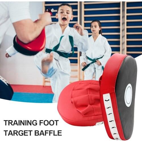 Curved Boxing Muay Thai Hand Target Sanda Training Thickened Earthquake-resistant Curved Baffle PU Five-finger Hand Target