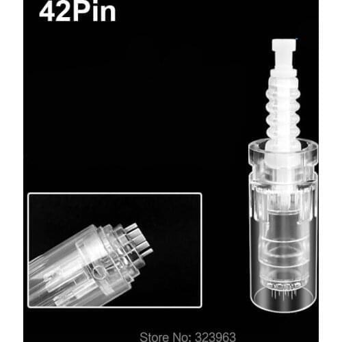 10pcs Tattoo Cartridge Needles 9/12/36/42 Pin Round Nano Square Nano Electric Microneedles Derma Pen PMU MTS MYM Needles Tip
