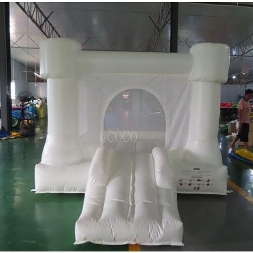Free air ship to door,white inflatable jumping house,customized bouncy house for kids,12x9ft party jumper moonwalk house