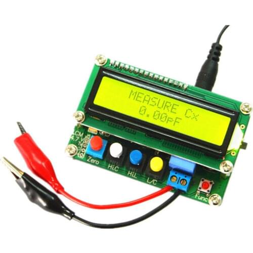 Digital LCD Inductance Capacitance TESTER LC Meter Frequency 1pF-100mF 1uH-100H