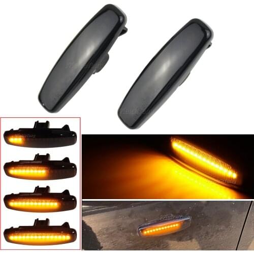 For Infiniti EX25 EX35 EX37 FX35 FX37 G25 G35 Q40 Q60 Q70 QX50 QX70 M25 M37 Side Marker Light LED Dynamic Turn Signal Lamp 2pack