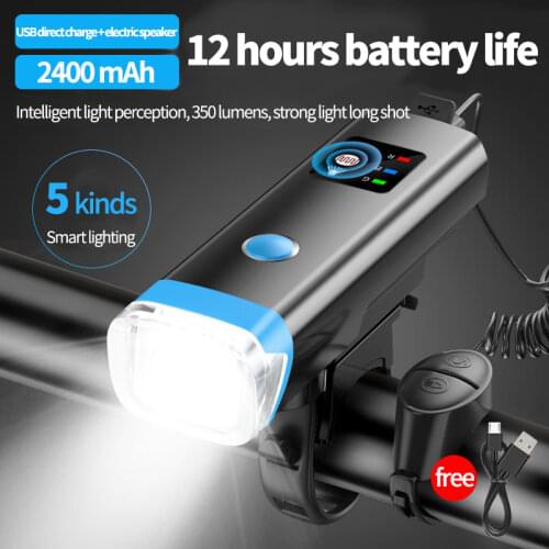 Bicycle Lamp Headlight Rechargeable Bright Flashlight Cycling Equipment Bicycle Light Night Idingaccessories Light Mountain Bike