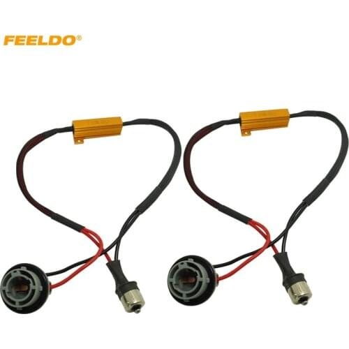 FEELDO 2Pcs 1156 No Error Load Resistor No Flickering Decoder for LED Light #AM5339