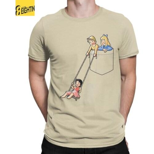 Mens T-Shirt Swing Heidi A Girl Of The Alps Fashion Cotton Tee Shirt Short Sleeve T Shirt Crew Neck Clothing Unique