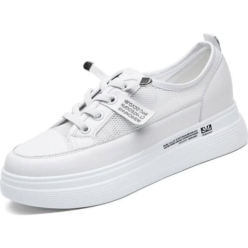 Round Toe Platform Low-Top Shoes, Lace-Up Solid Color Shoes, WomenS Platform WomenS Shoes