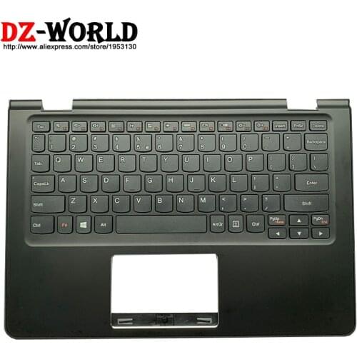 New Shell C Cover Palmrest Upper Case With US English Keyboard for Lenovo Yoga 300-11IBY IBR Flex3-1120 Laptop 5CB0J08378