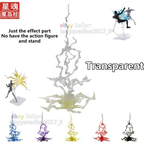 Transparent Tamashii Lightning Part For EFFECT IMPACT Model Kamen Rider SHF Action Figure Scenes Special Accessories Photoelec