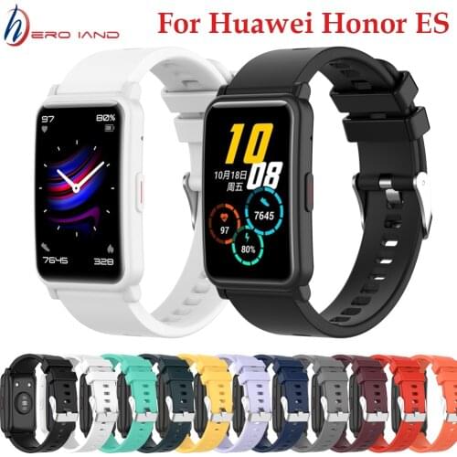 Silicone 20mm WatchBand Strap For Huawei Honor Watch ES Original Smartwatch Bracelet Wristband For Amazfit GTS 2 /GTR 42mm Band