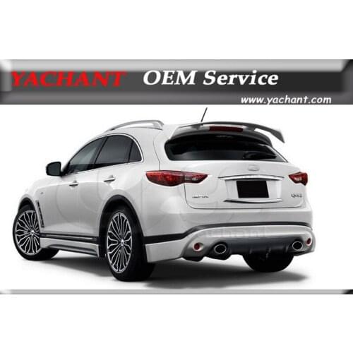 Car-Styling FRP Fiber Glass Rear Roof Spoiler Fit For 2008-2016 FX30D FX35 FX37 FX50 QX70 IPL Style Roof Spoiler