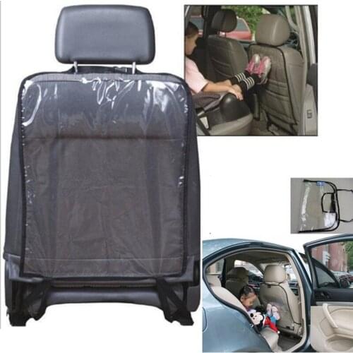 Car Care Seat Protection Backrest Cover Kids Protector Cover Transparent Cleaning Anti-Kick Anti Grinding Pad Anti Stepping