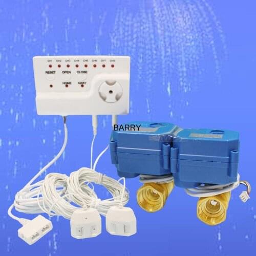 WLD-806 G3/4" DN20 Smart Home Water Leakage Detector Alarm System Tester Sensor Water Saver Protect Water LOss double valves