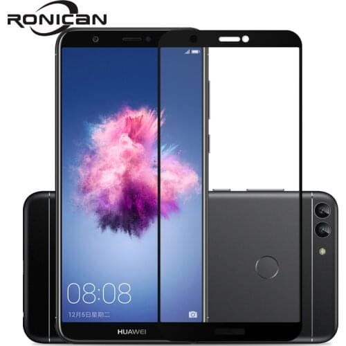 9H Full Cover Tempered Glass For Huawei P Smart Dual SIM Screen Protector cover case For Huawei PSmart FIG Protective Glass Film
