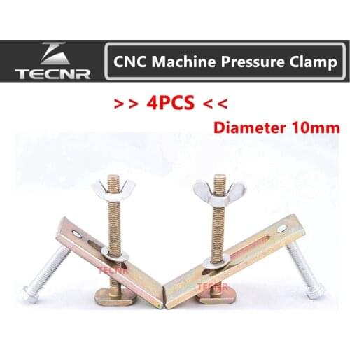 TECNR Press Plate Clamp Fixture Plate CNC Engraving Cutting Machine Parts for T-slot Working Table