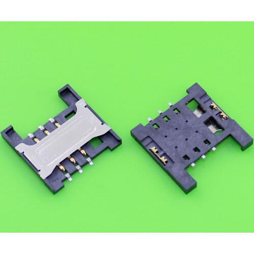 1 Piece Brand New sim card reader holder socket connector for Lenovo A288t A336 A298T S660 A518 S760 replacement.KA-207