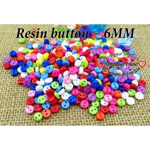 150PCS 6MM mixed Fruit color kid shirt toy RESIN buttons coat boots sewing clothes accessory pearl button R-084A