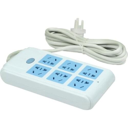 6 Power Sockets Power Strip Plug Electrical Power Adapter Electrical Multi Adapter 3M/5M Extension Cord Socket