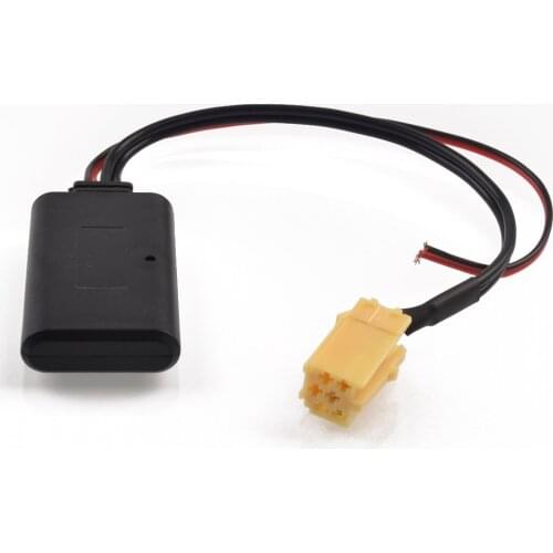 Car Radio Wireless Bluetooth Module Aux Adapter Adapter MINI ISO 6Pin For Fiat 500 Bravo Doblo Ducato Panda Punto Stilo