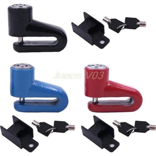 Safety Disc Brake Lock Portable Fit for Motorcycle Bike Anti-theft Padlock Waterproof Mountain Road Cycling Rotor-V003