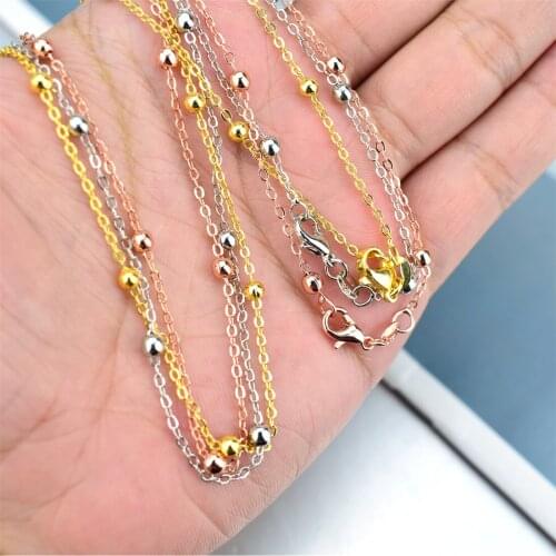 Rose gold/gold chain/white gold, bulk cable, used for jewelry making, DIY supplies jewelry chain