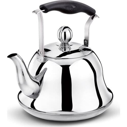 Whistling Kettle Infuser Loose Leaf Stainless Steel Teapot Rose Gold Tea Stove Induction Stove Copper 2-Liter 2.1-Quart