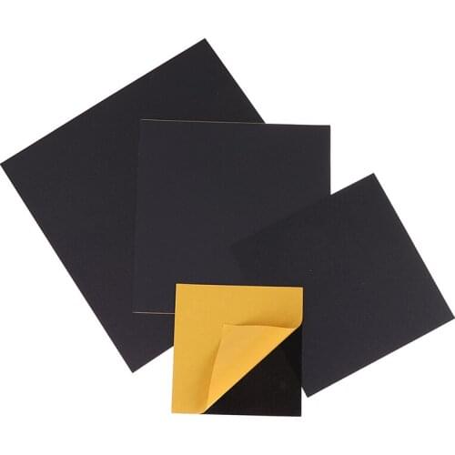 3D Printer Parts New Magnetic Bed Tape For Print Sticker 150/200/235/300mm Quadrant Building Plate Tape Surface Flex Plate