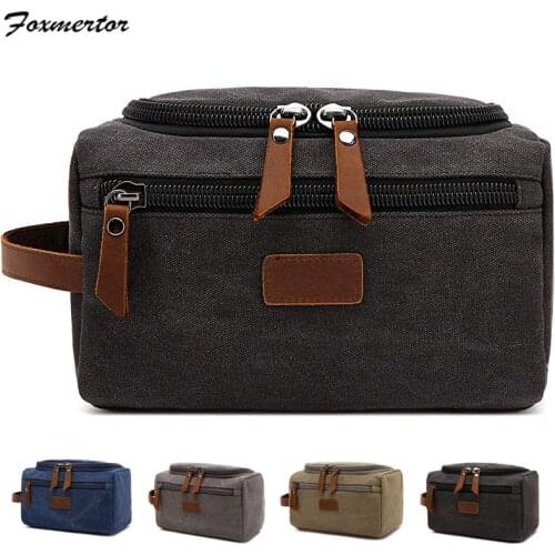 New Men Travel Toiletry Bag Wash Shaving Dopp Kit Packing Cubes Bags Dopp Kit for Canvas Leather Women Travel Bag Cosmetic Pouch