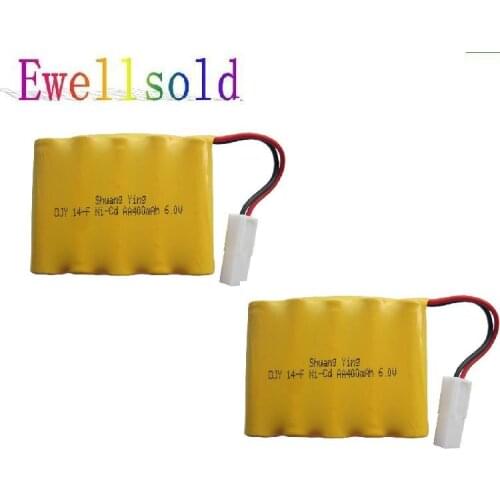 Ewellsold 6.0v 400mAh Ni-CD battery for RC car RC toys