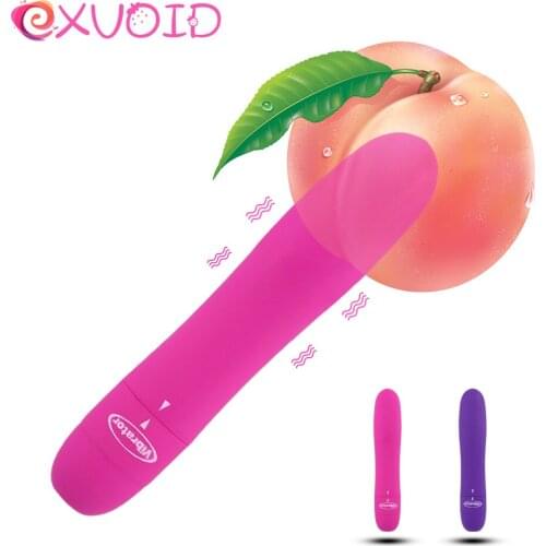 EXVOID Dildo Vibrator Powerful Vibrators Adult Products G-spot Massager Magic Wand Silicone AV Stick Sex Toys for Women 12 Speed