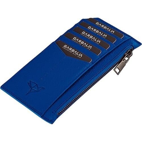 %100 Genuine Leather Zippered Unisex Card Holder Wallet Thin Elegant Carteira Feminina Кошелек Женский Carteras Para Mujer