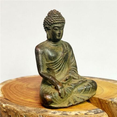 Beautiful Old Tibet Tibetan Bronze Buddhism Buddha statue Exorcism peace wealth