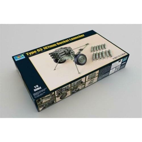 Trumpeter 01920 1/6 Type 63 107mm Rocket Launcher Plastic Assembly Model Kit TH06735-SMT6