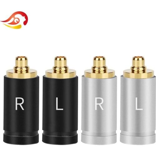 QYFANG Gold Plated Copper Earphone Pin HiFi Headphone Plug Frosted Shell Jack Adapter For SE525 SE846 UE900 MMCX Audio Connector