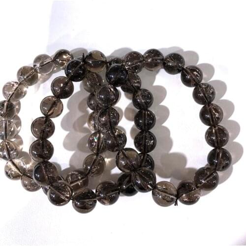 Special natural burst pattern tea crystal white crystal hand string fortune prosperity cause genuine personality