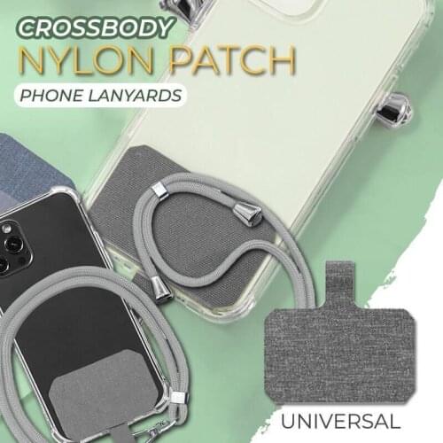 Universal Crossbody Nylon Patch Phone Lanyards Mobile Phone Strap Lanyard 9 Colors Soft Rope for Cell Phone Hanging Cord
