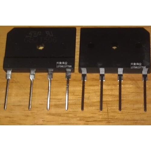 10PCS/LOT GBJ1506 DIP4 Package Rectifier Bridge 15A600V Induction Cooker Bridge Brand new