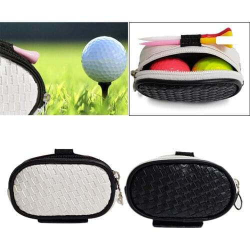Golf Ball Pouch Ball Bag Organizer Case Zipper Golf Accessories for Men Women Professional Pro Storage Accessories Container