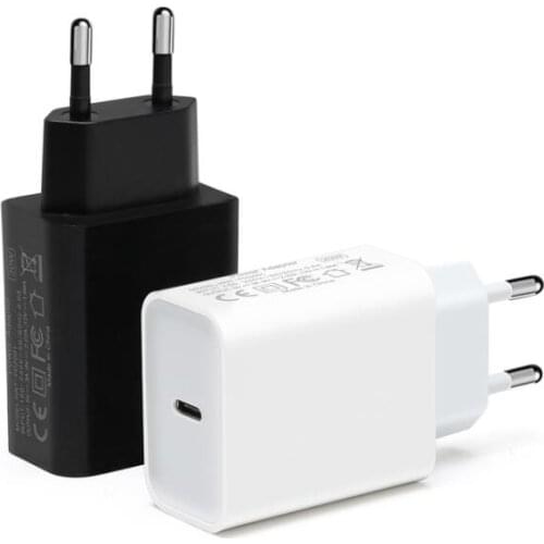 1pc PD 20W Type-C Quick Charger 3.0 For iPhone 12 11 Pro XR Samsung S20 Fast Charging EU US Plug Travel Power Adapter for Huawei