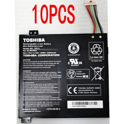 10pcs 5200mah T8T-2 battery for Toshiba Satellite Click Mini L9W-B Series Tablet