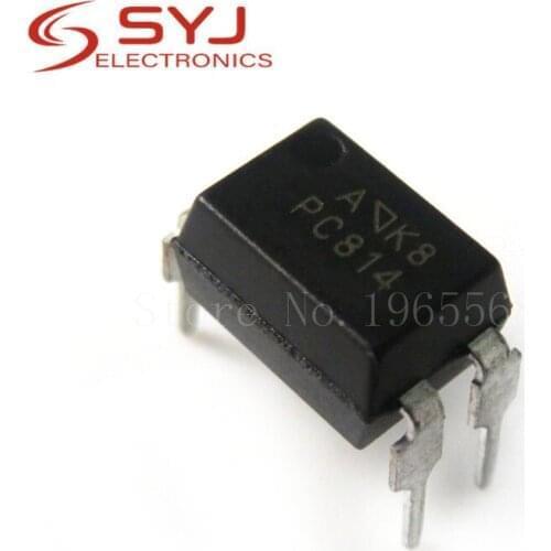 10pcs/lot HCPL-814-00AE LTV-814 LTV814 compatible optocoupler PC814 DIP-4 original authentic In Stock