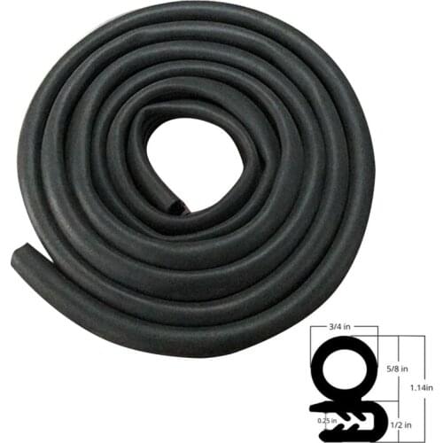 13.1 Feet Rubber Car Door Seal Weatherstrip Body Mounted Front Left or Right