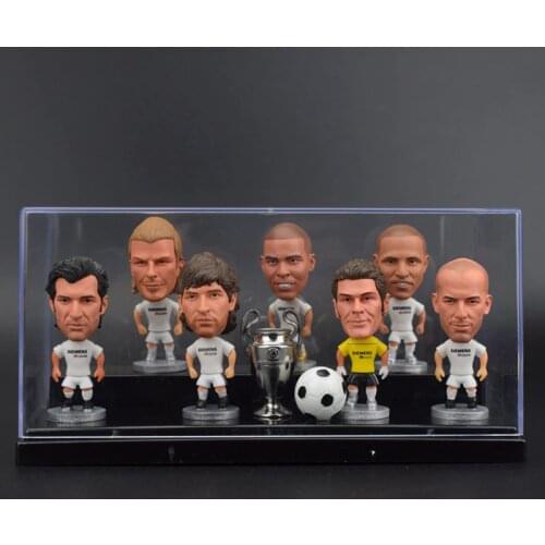 High Meticulous 6.5cm Casillas Carlos Zidane Raul Ronaldo Figo Beckham 2.5in Height RM2005 Activity Doll Figure Toy