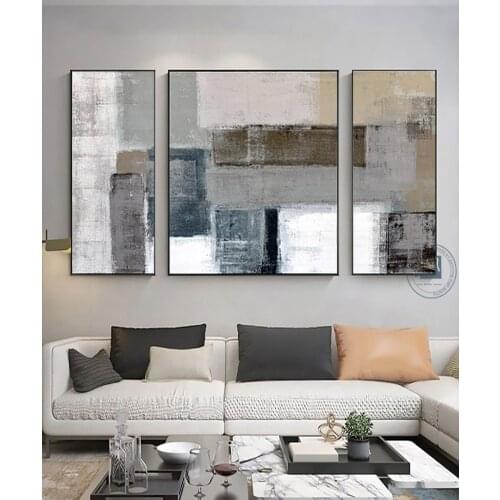 Abstract oil painting on canvas Cuadros decoracion abstracta salon quadros de parede large wall pictures for living room modern