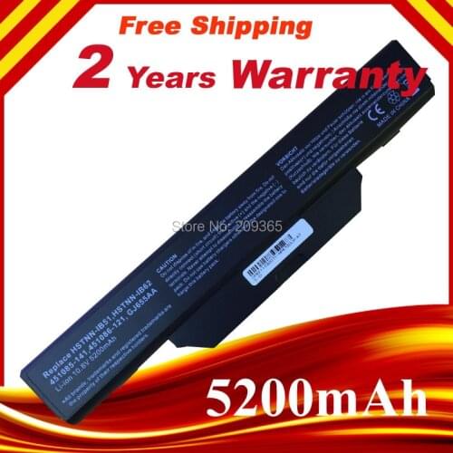 5200mAh Laptop Battery For COMPAQ 550 610 615 6720 6730 6735 6820 6830S 451086-161 451568-001