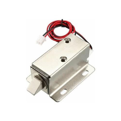 1pc DC 12V 0.6A 11.4mm Electromagnetic Solenoid Lock Assembly for Electirc Door Lock