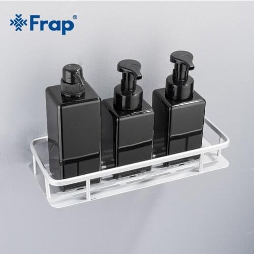 Frap Wall Mounted Bathroom Shower Corner Storage Shelf Shower Caddy Holder Rack Organizer Kitchen Bathroom Accessories Y38015